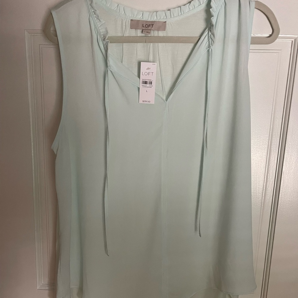 NWT Mixed Media blouse Size L